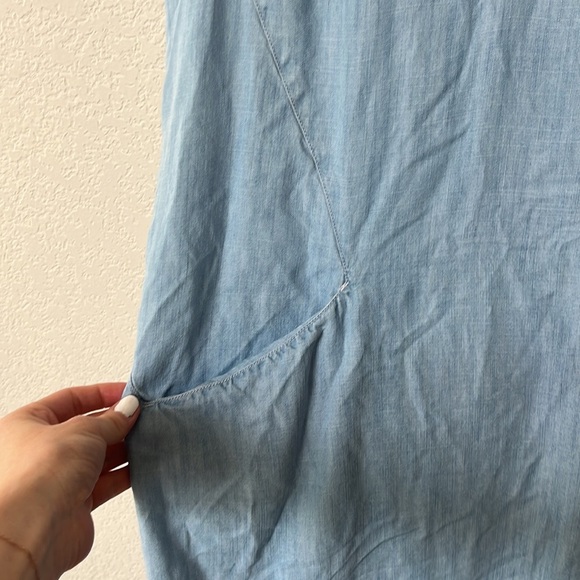 Mountain Khakis Collared Dress Chambray Blue size Medium - Picture 5 of 7